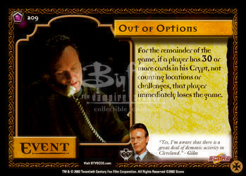 #209 Out of Options